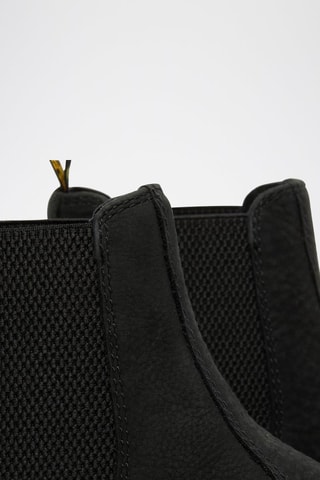 Stivaletti Beatles in pelle scamosciata 2976 - Nero