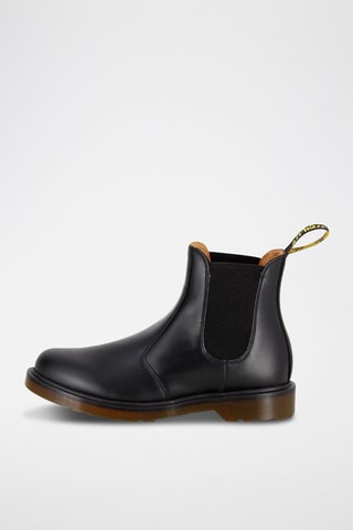 Stivaletti Beatles in pelle - Nero