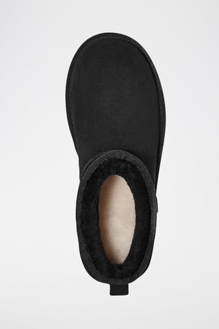 Stivaletti platform in pelle scamosciata Classic Ultra Mini - Nero