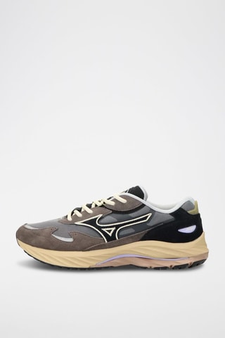 Sneakers in pelle scamosciata Wave Rider B - Grigio e nero