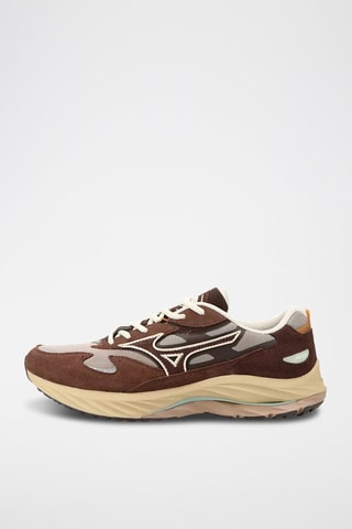 Sneakers in pelle scamosciata Wave Rider B - Marrone e beige