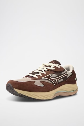 Sneakers in pelle scamosciata Wave Rider B - Marrone e beige