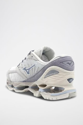 Sneakers in pelle scamosciata S.L Wave Prophecy LS - Bianco e grigio
