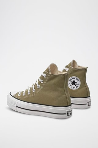 Sneakers alte Plateforme Canvas HI - Marrone