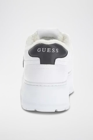 Baskets imbottite con platform Terria2 - Bianco