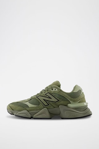 Sneakers in pelle scamosciata U9060 - Verde scuro