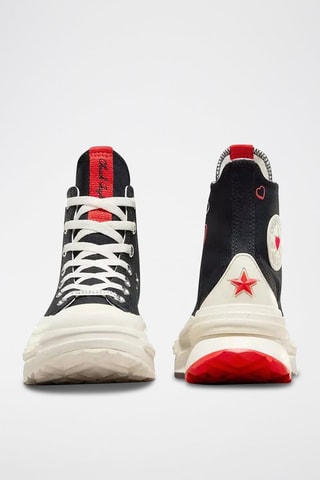 Sneakers platform alte Run Star Legacy CX - Nero e rosa