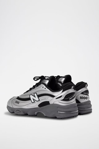 Sneakers 1000 - Nero e argentato