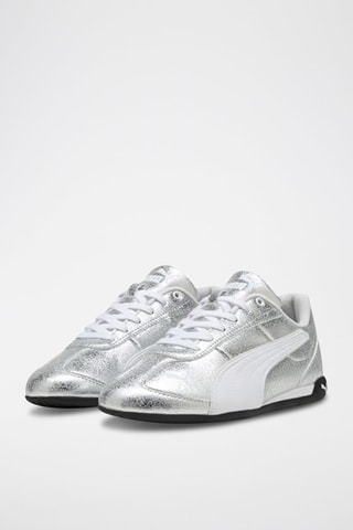 Sneakers in pelle Replicatch Meta - Argentato