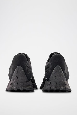 Sneakers in pelle scamosciata MS327 - Nero