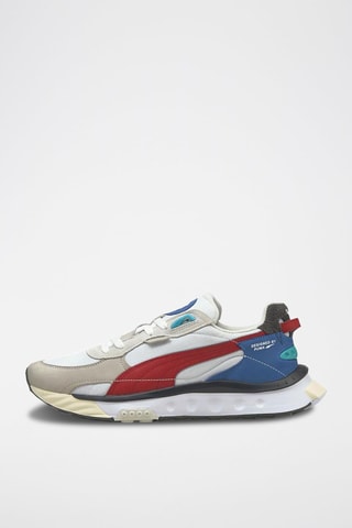 Sneakers in pelle Wild Rider Layers - Bianco