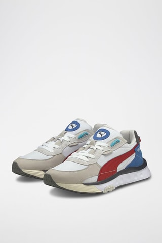 Sneakers in pelle Wild Rider Layers - Bianco