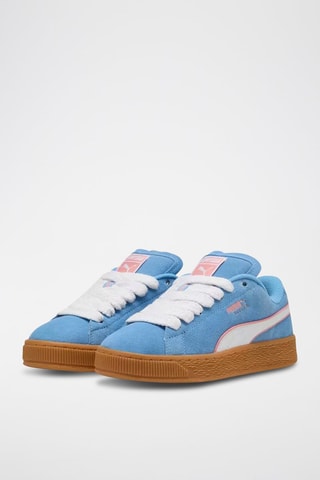 Sneakers in pelle scamosciata XL SK8 - Celeste