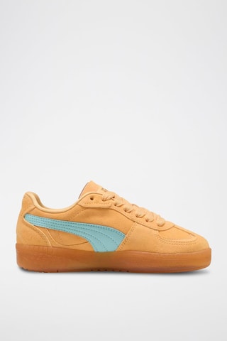 Sneakers in pelle scamosciata Palermo Moda Xtra Gum - Arancione