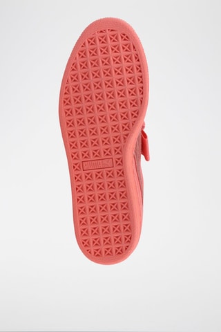 Sneakers in pelle scamosciata Suede Heart SNK - Corallo