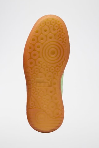 Sneakers in pelle scamosciata Palermo Moda Xtra Gum - Arancione e giallo