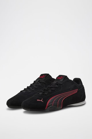 Sneakers in pelle Catch SD - Nero e rosso