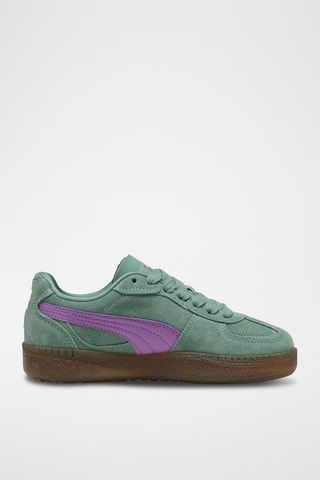 Sneakers da trail in pelle scamosciata Palermo Moda Xtra Gum  - Kaki