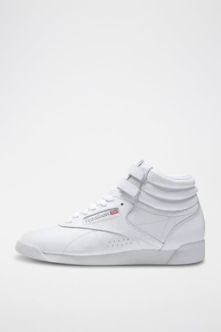 Scarpe da trekking alte in pelle - Bianco