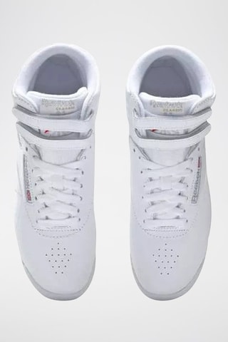 Scarpe da trekking alte in pelle - Bianco