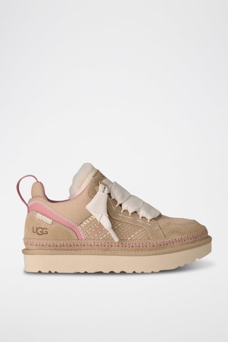 Scarpe da trekking imbottite in pelle scamosciata Lowmel Meadow - Beige