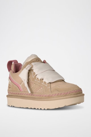 Scarpe da trekking imbottite in pelle scamosciata Lowmel Meadow - Beige