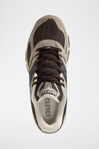 Scarpe da running in pelle scamosciata Wave Prophecy Ls - Ecrù e marrone