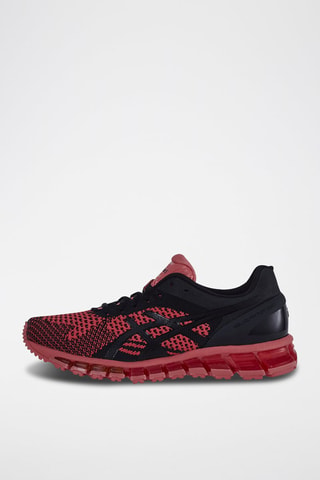 Scarpe da running Gel Quantum 360 Knit - Nero e rosso