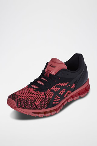 Scarpe da running Gel Quantum 360 Knit - Nero e rosso