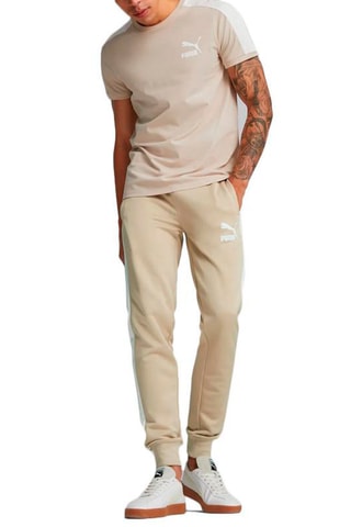 Pantaloni sportivi FD ICO T7 TRK PANT - Beige
