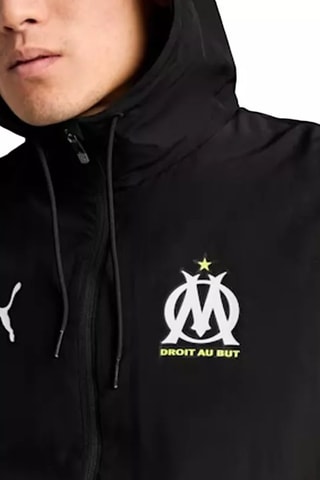 Giacca da calcio Olympique de Marseille Faster - Nero e giallo