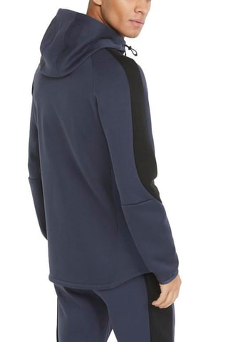 Giacca con cappuccio FD Evostripe - 
Navy