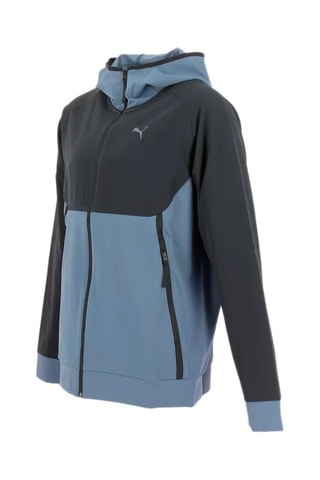 Giacca sportiva Puma Tech Woven - Azzurro e nero 