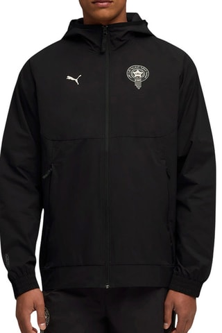 Giacca da calcio con cappuccio Fédération Royale Marocaine - Nero