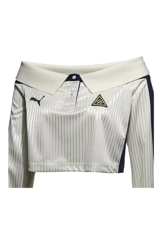 Crop top Fenty by Rihanna - Grigio chiaro e navy