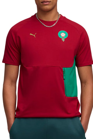 T-shirt da calcio Fédération Royale Marocaine de Football - Rosso