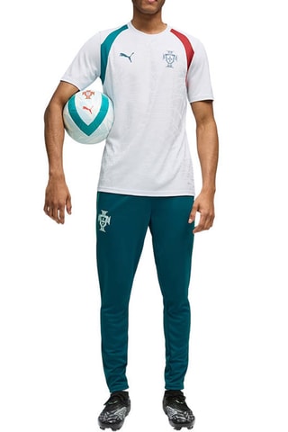 T-shirt regular da training da calcio Federazione Calcistica del Portogallo - Bianco