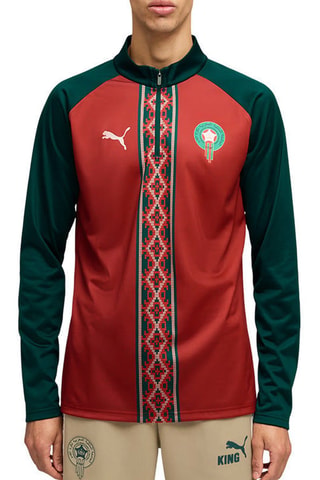 T-shirt da calcio Fédération Royale Marocaine de Football - Rosso