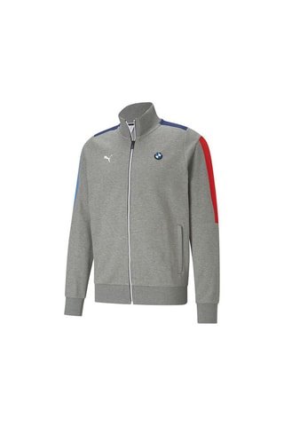 Felpa Motosport - Grigio melange e navy