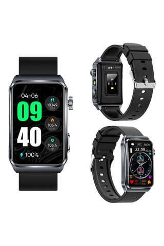 Montre connectée TK73 - Noir et argenté