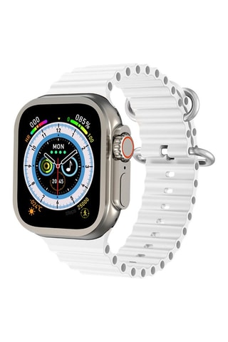 Montre connectée J68+ - Argenté et noir