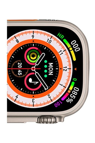 Montre connectée J68+ - Argenté et noir