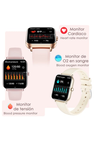 Montre connectée QS01 PR– Rose clair