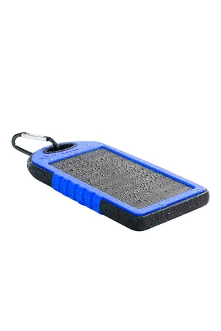 Batterie externe solaire 4000 mAh - Universelle - Bleu