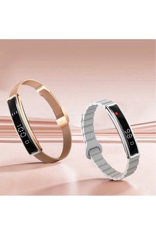 Bracelet connecté B3 - Gris clair