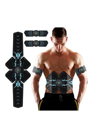 Estimulador eletrónico abdominal Preto