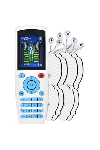 Électrostimulateur musculaire portable - Corps - Blanc