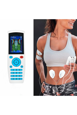 Électrostimulateur musculaire portable - Corps - Blanc