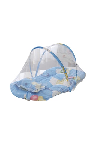 Moustiquaire pliable portable pour bébé avec matelas et oreiller - 60 x 58 x 55 cm
