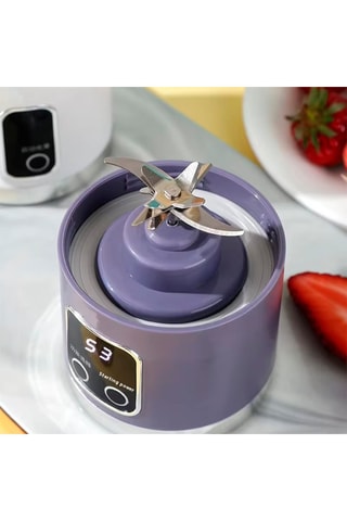 Blender en silicone et acier inoxydable - 45 cl - 50 W - Blanc